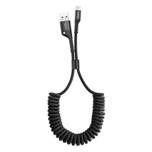 Baseus Fish Eye Spring Data Cable spring cable USB / Lightning 1M 2A black