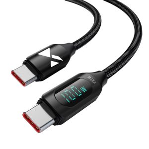 USB C – USB C Cable WUCCC1 with PD Display 100W 1m – Black