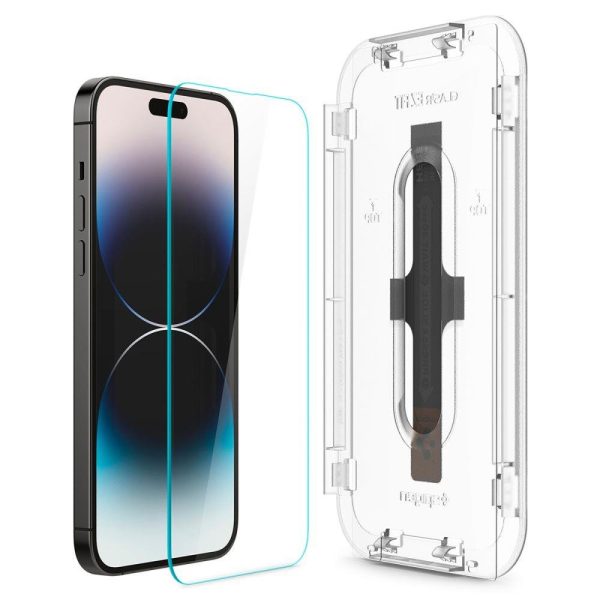 Spigen Glas.tR EZ Fit Tempered Glass for iPhone 14 Pro Max - 2 pcs.