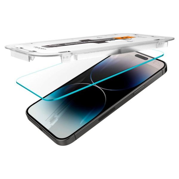 Spigen Glas.tR EZ Fit Tempered Glass for iPhone 14 Pro Max - 2 pcs.