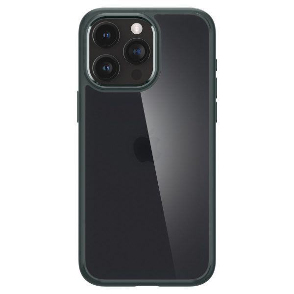 Spigen Ultra Hybrid iPhone 15 Pro Case - Dark Green