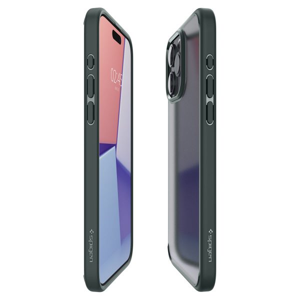 Spigen Ultra Hybrid iPhone 15 Pro Case - Dark Green