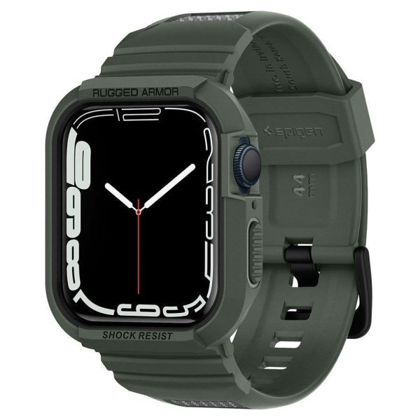 Spigen RUGGED ARMOR "PRO" Apple Watch 4 / 5 / 6 / 7 / 8 / SE  MILITARY GREEN