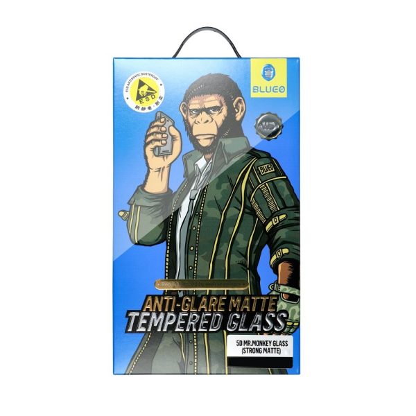 5D Mr. Monkey Glass – Apple iPhone 15 Pro black