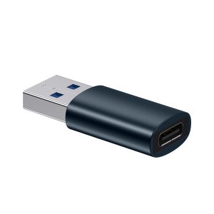 Baseus Ingenuity Series Mini USB 3.1 OTG to USB Type C adapter blue