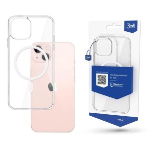 Case for iPhone 14 Plus compatible with MagSafe from the 3mk MagCase series – transparent