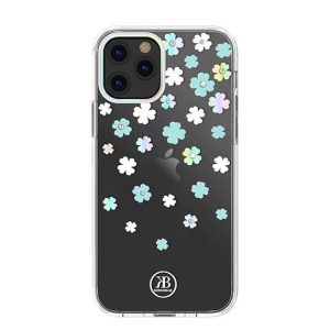 Kingxbar Lucky Series case decorated with original Swarovski crystals iPhone 12 mini transparent