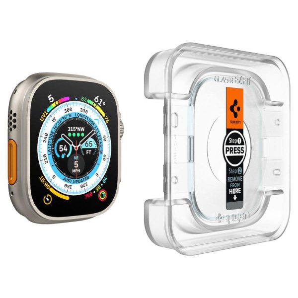 Spigen Glas.tR EZ Fit tempered glass for Apple Watch Ultra (49 mm) - 2 pcs.