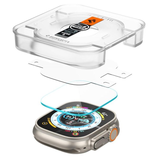 Spigen Glas.tR EZ Fit tempered glass for Apple Watch Ultra (49 mm) - 2 pcs.