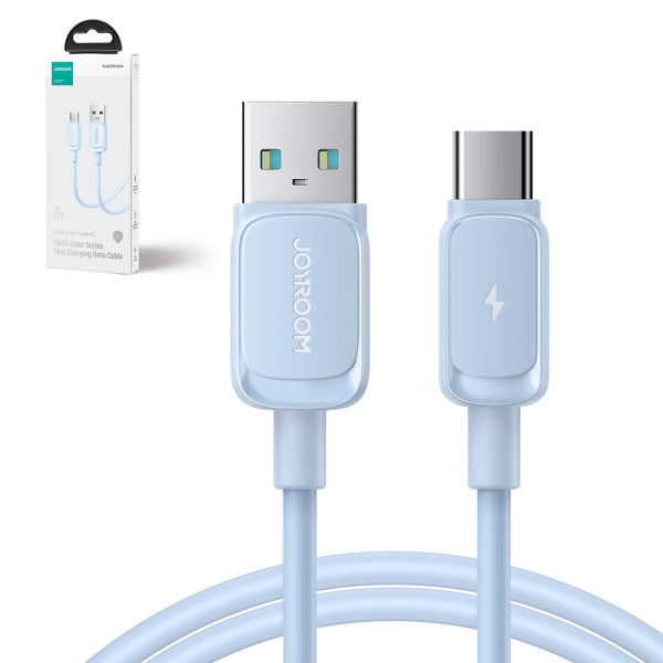 Joyroom Multi-Color Series A14 USB-A / USB-C 3A Cable 1.2 m - Blue