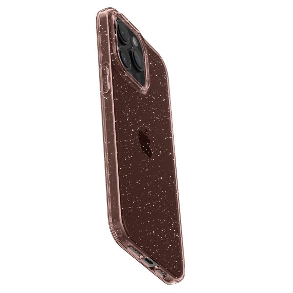 Spigen Liquid Crystal Glitter iPhone 15 Pro Max Case - Pink/Clear