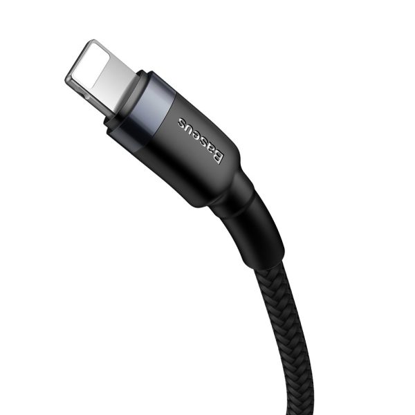 Baseus CATLKLF-G1 Lightning - USB-C PD QC cable 18W 480Mb/s 1m - black and gray