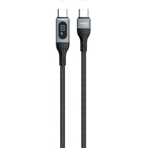 Dudao cable USB Type C – USB Type C fast charging PD 100W 1m black