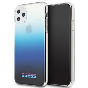 Guess iPhone 11 Pro Max blue/gradient blue hard case California