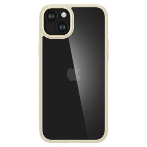 Spigen Crystal Hybrid case for iPhone 15 Plus – beige