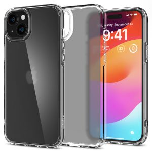 Spigen Ultra Hybrid case for iPhone 15 Plus – transparent