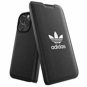 Adidas OR Booklet Case BASIC iPhone 14 Pro 6.1″ black/black white 50182