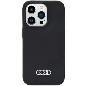 Audi Silicone Case iPhone 14 Pro Max 6.7" black/black hardcase AU-LSRIP14PM-Q3/D1-BK