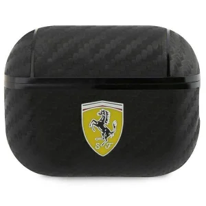 Ferrari AirPods Pro 2 cover black/black On Track PU Carbon