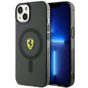 Ferrari iPhone 14 6.1″ black/black hardcase Translucent Magsafe