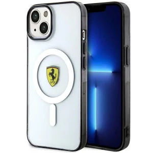 Ferrari iPhone 14 6.1″ clear/transparent hardcase Outline Magsafe