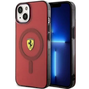 Ferrari iPhone 14 6.1″ red/red hardcase Translucent Magsafe