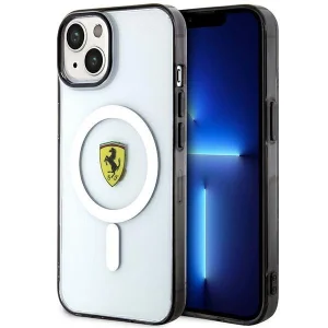 Ferrari iPhone 14 Plus 6.7″ clear/transparent hardcase Outline Magsafe