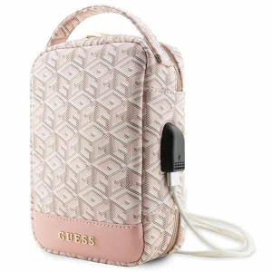 Guess Bag Organizer pink/pink GCube Stripe