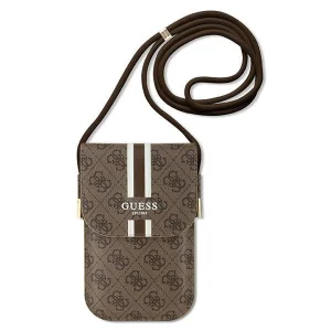 Guess handbag – brown 4G Stripes