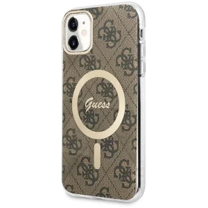 Guess iPhone 11 6.1″ brown/brown hardcase 4G MagSafe