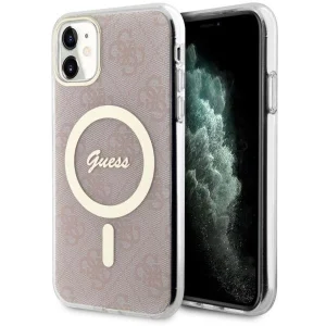 Guess iPhone 11 6.1″ pink/pink hardcase 4G MagSafe