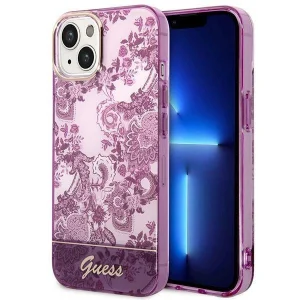 Guess iPhone 14 Plus 6.7" fuchsia/fuschia hardcase Porcelain Collection