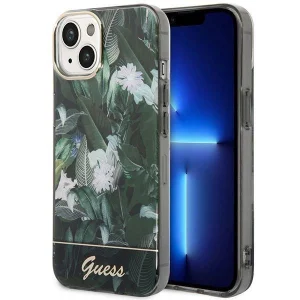 Guess iPhone 14 Plus 6.7" green/green hardcase Jungle Collection