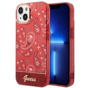 Guess iPhone 14 Plus 6.7" red/red hardcase Bandana Paisley