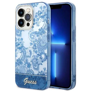 Guess iPhone 14 Pro 6.1" blue/blue hardcase Porcelain Collection