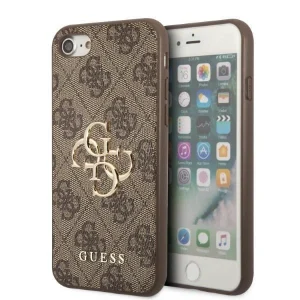 Guess iPhone 7/8/SE 2020/2022 brown/brown hardcase 4G Big Metal Logo