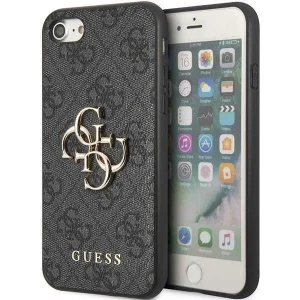 Guess iPhone 7/8/SE 2020/ 2022 grey/grey hardcase 4G Big Metal Logo