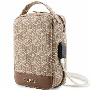 Guess Organizer bag – brown GCube Stripe