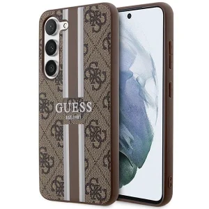 Guess S23 S911 brown/brown hardcase 4G Printed Stripe