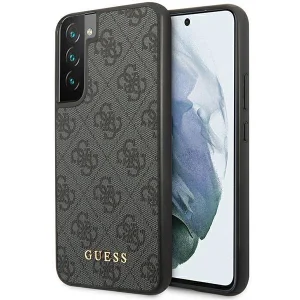 Guess S23+ S916 grey/grey hardcase 4G Metal Gold Logo