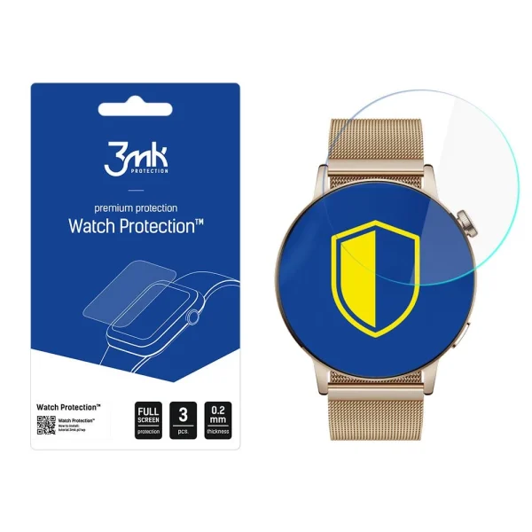 Huawei Watch GT 3 42mm – 3mk Watch Protection™ v. ARC+