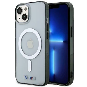 iPhone 14 6.1" case transparent hardcase Silver Ring MagSafe