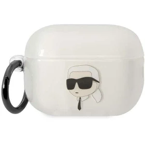 Karl Lagerfeld Airpods Pro 2 cover transparent Ikonik Karl Lagerfeld