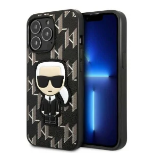 Karl Lagerfeld iPhone 13 Pro / 13 6.1″ hardcase black/black Monogram Ikonik Patch