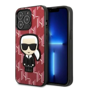 Karl Lagerfeld iPhone 13 Pro / 13 6.1" hardcase red/red Monogram Ikonik Patch