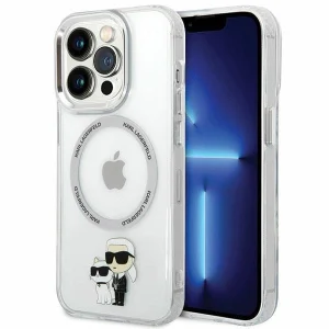 Karl Lagerfeld iPhone 13 Pro 6.1″ hardcase transparent Iconic Karl&Choupette Magsafe