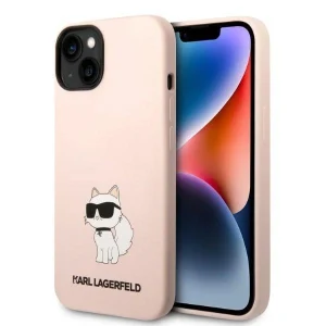 Karl Lagerfeld iPhone 14 Plus 6.7" hardcase pink/pink Silicone Choupette