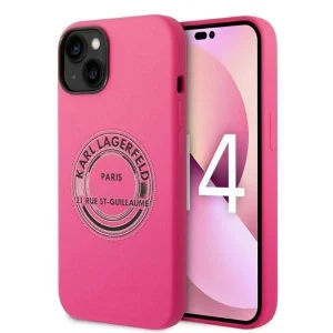 Karl Lagerfeld iPhone 14 Plus 6.7 "hardcase pink / pink Silicone RSG