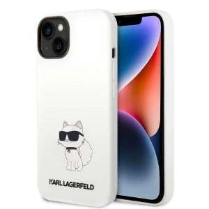 Karl Lagerfeld iPhone 14 Plus 6.7" hardcase white/white Silicone Choupette MagSafe