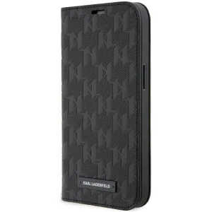 Karl Lagerfeld iPhone 14 Pro 6.1″ bookcase black/black Saffiano Monogram